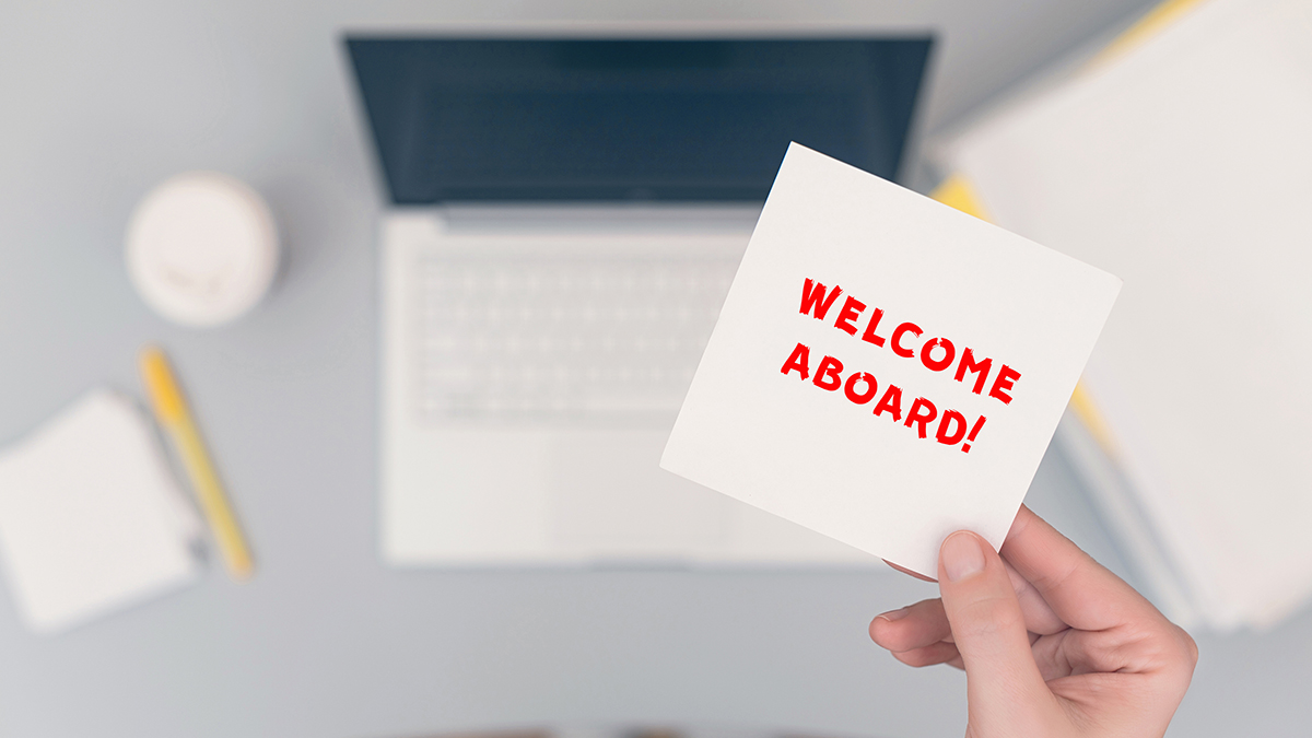 Adapting the new hire onboarding process in a work-from-home environment