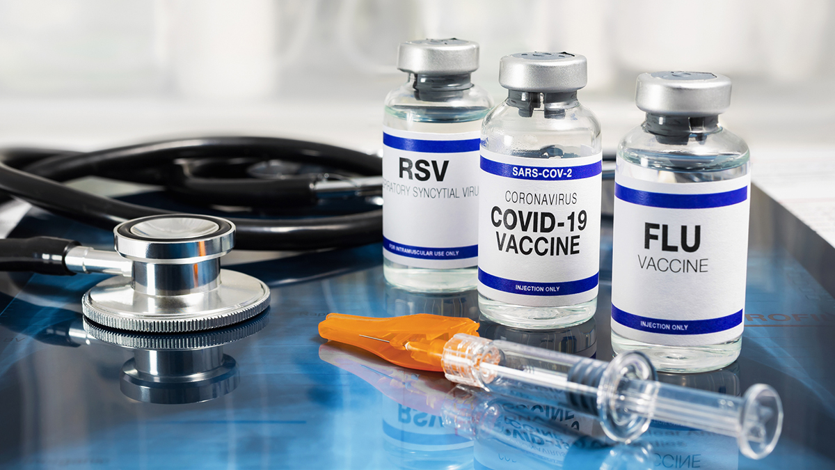Getting vaccinated is the best way to protect yourself against the flu, RSV and COVID-19